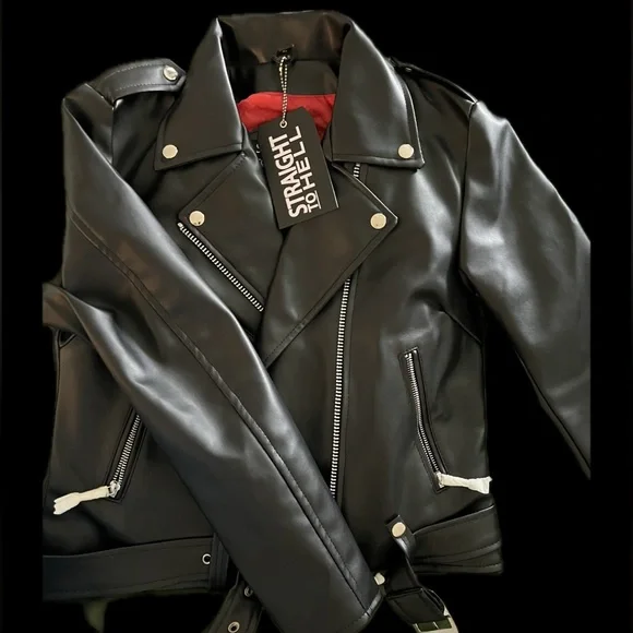 Straight To Hell Jackets Coats Straight To Hell Vegan